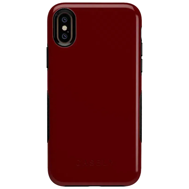 #1 Best Seller: Burgundy Red on Black | Ultra-Protective Bold Case  Limited Availability!