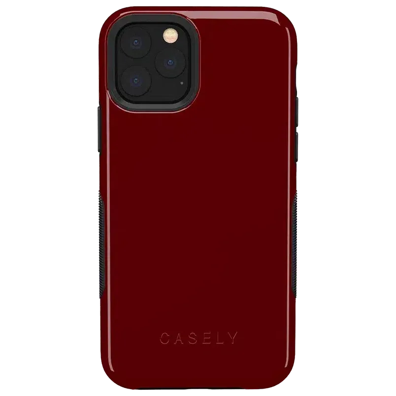 #1 Best Seller: Burgundy Red on Black | Ultra-Protective Bold Case  Limited Availability!