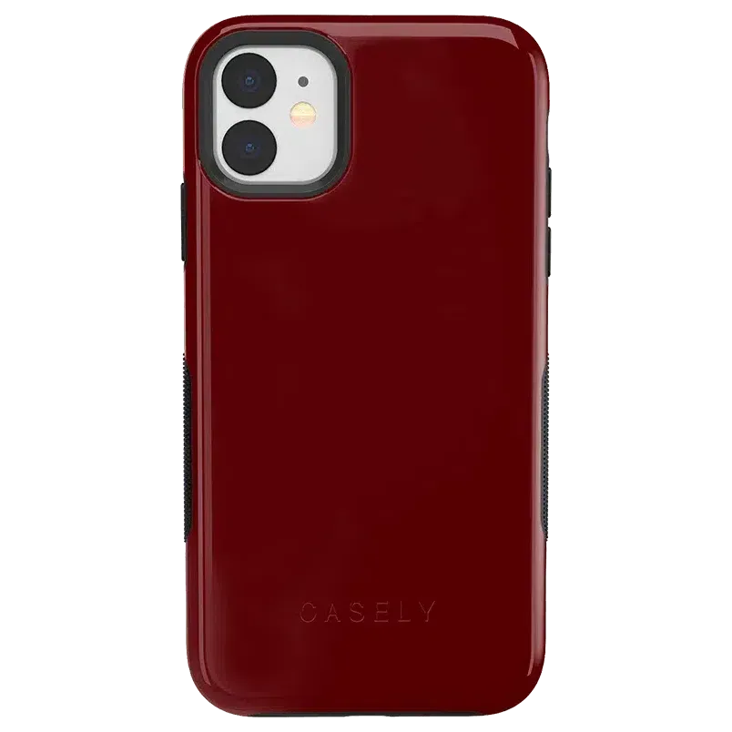 #1 Best Seller: Burgundy Red on Black | Ultra-Protective Bold Case  Limited Availability!