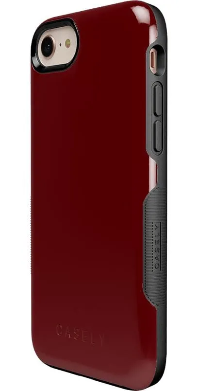 #1 Best Seller: Burgundy Red on Black | Ultra-Protective Bold Case  Limited Availability!