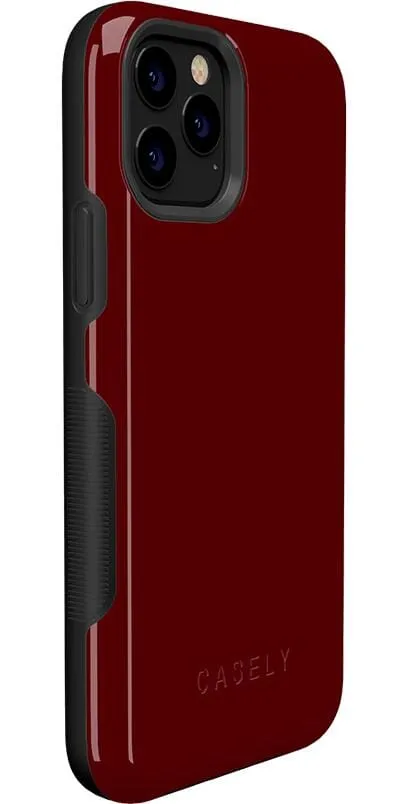 #1 Best Seller: Burgundy Red on Black | Ultra-Protective Bold Case  Limited Availability!