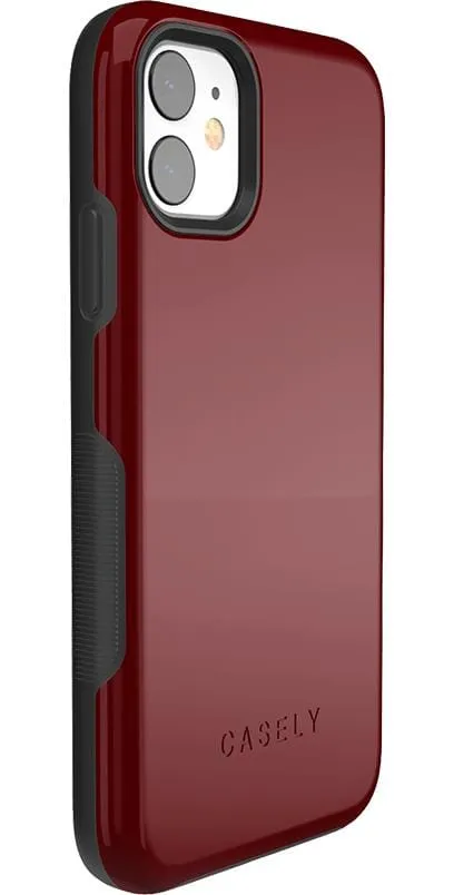 #1 Best Seller: Burgundy Red on Black | Ultra-Protective Bold Case  Limited Availability!