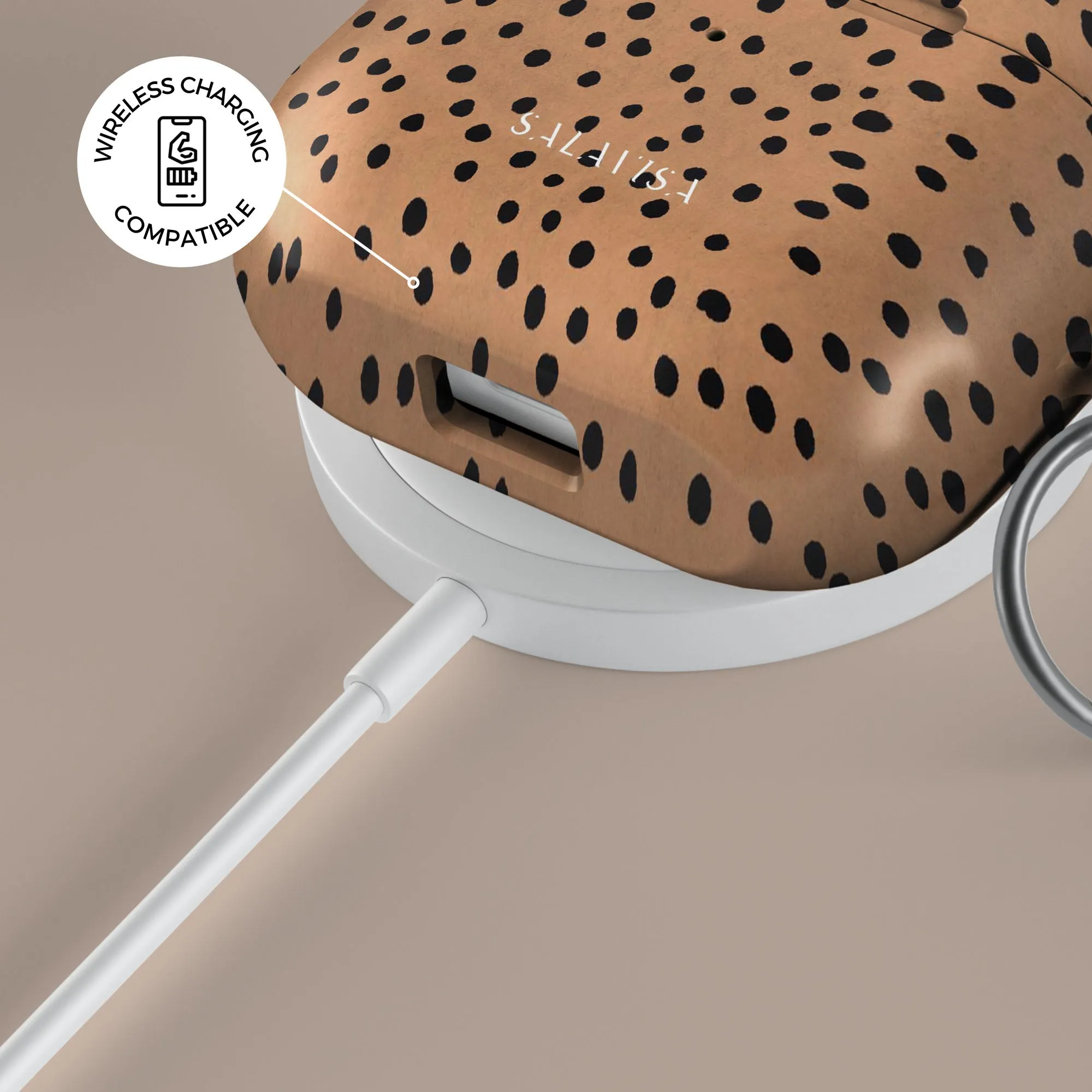 #1 Best Seller: Burnt Orange Polka Dots AirPods Case  Going Fast!
