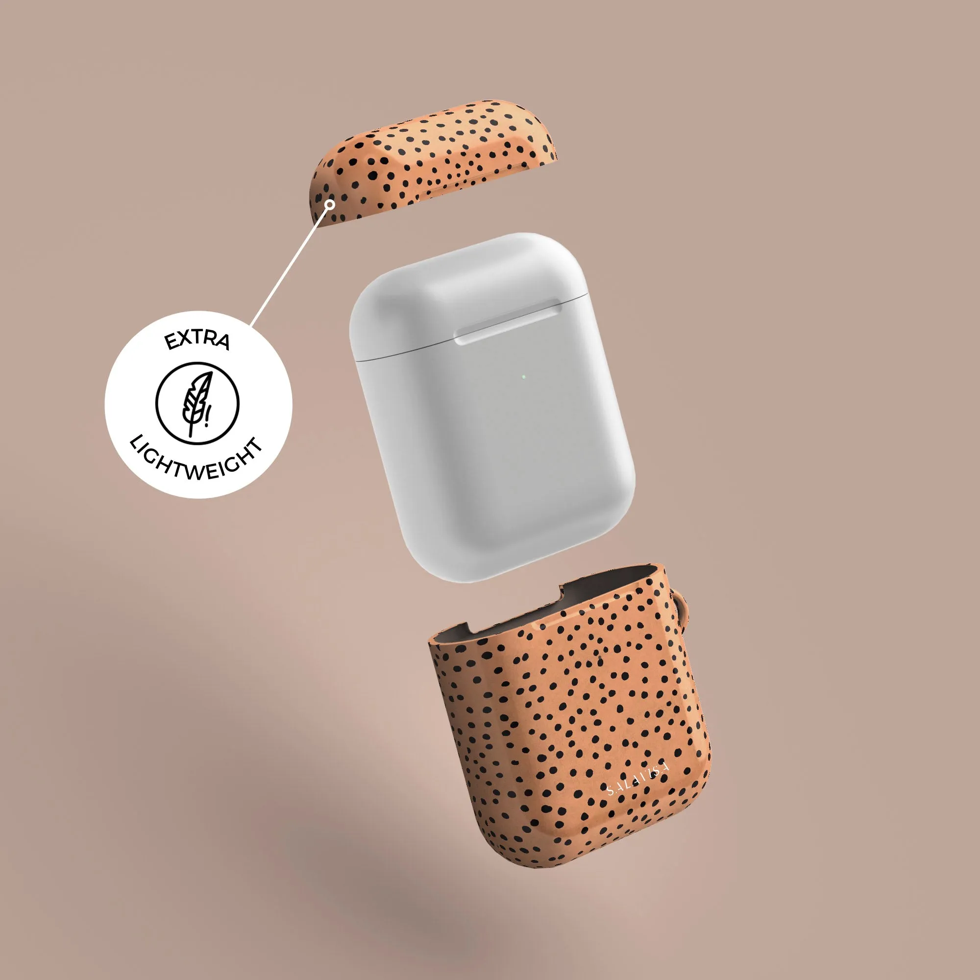 #1 Best Seller: Burnt Orange Polka Dots AirPods Case  Going Fast!