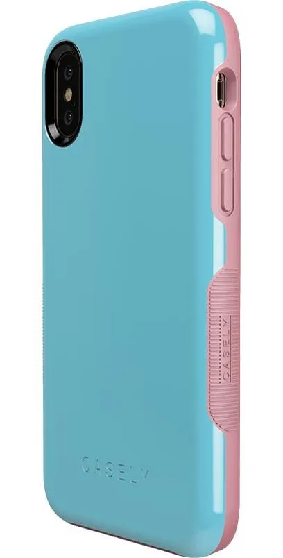 #1 Best Seller: Cotton Candy Electric Blue on Pink | Ultra-Protective Bold Case  Stylish & Comfortable