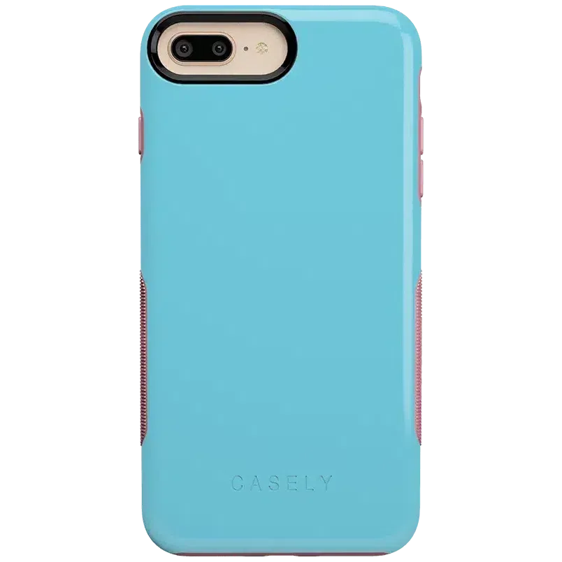 #1 Best Seller: Cotton Candy Electric Blue on Pink | Ultra-Protective Bold Case  Stylish & Comfortable