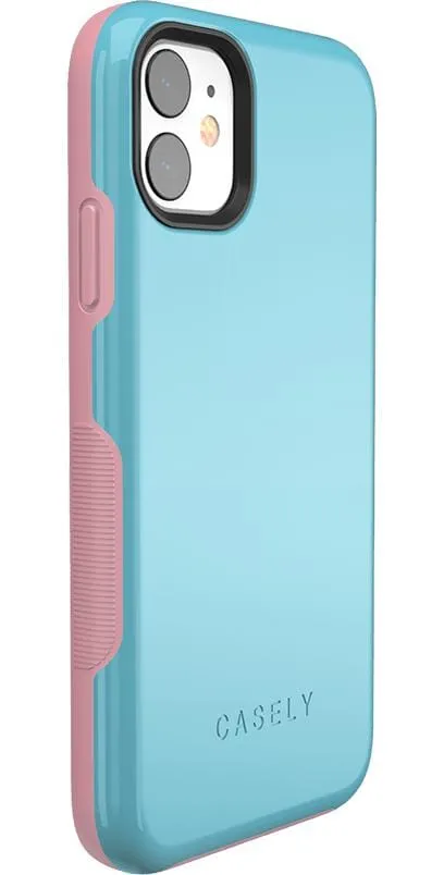 #1 Best Seller: Cotton Candy Electric Blue on Pink | Ultra-Protective Bold Case  Stylish & Comfortable