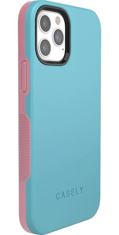 #1 Best Seller: Cotton Candy Electric Blue on Pink | Ultra-Protective Bold Case  Stylish & Comfortable