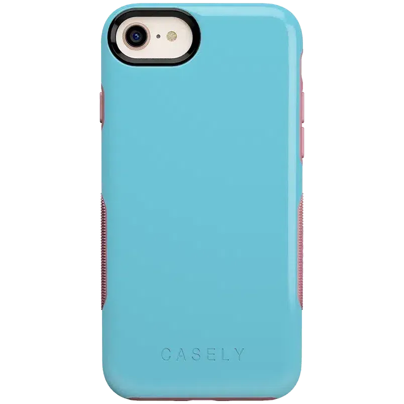 #1 Best Seller: Cotton Candy Electric Blue on Pink | Ultra-Protective Bold Case  Stylish & Comfortable