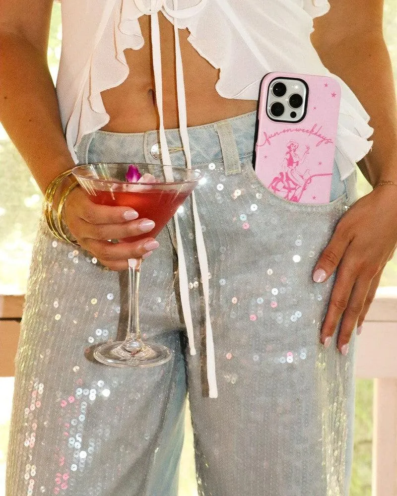 #1 Best Seller: Denim Cowgirl | Fun on Weekdays Case  Stylish & Comfortable