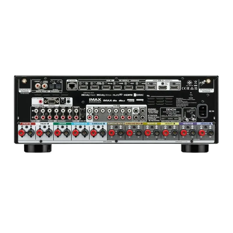 #1 Best Seller: Denon AVC-X3800H 9.4 Channel 8K AV Receiver (Each)  Limited Stock!