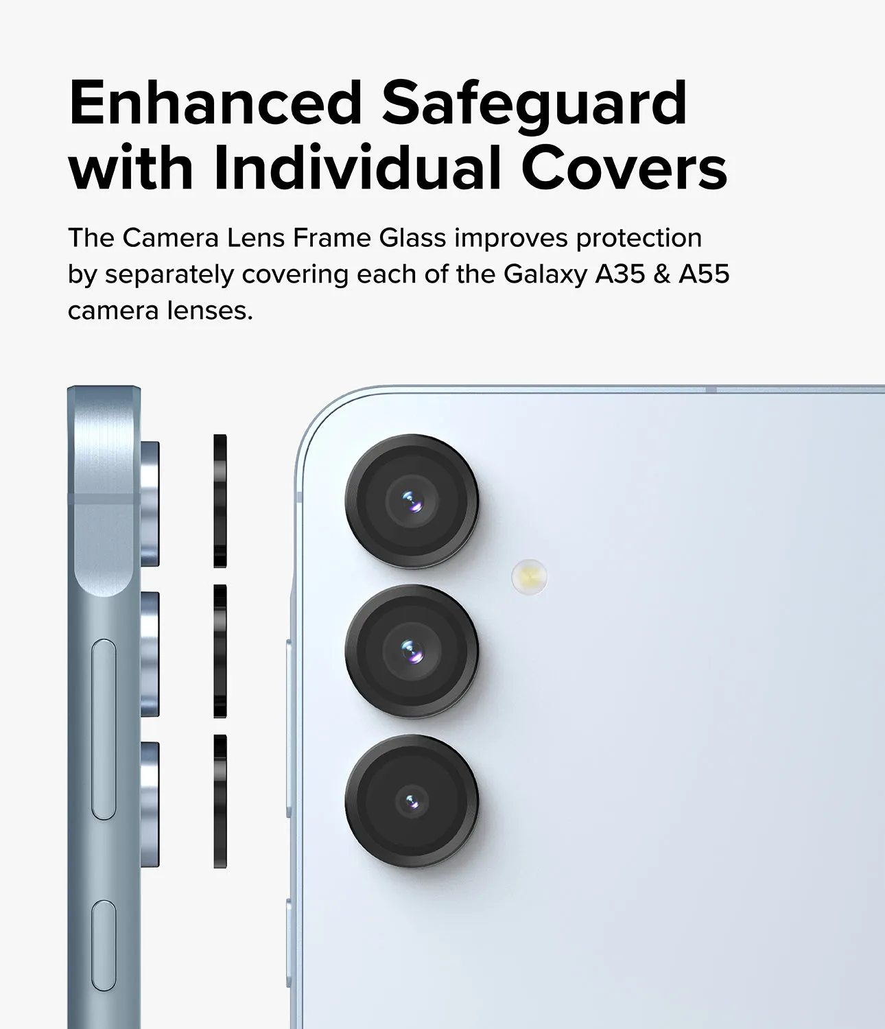 #1 Best Seller: Galaxy A55 / A35 | Camera Lens Frame Glass  Dont Miss Out!