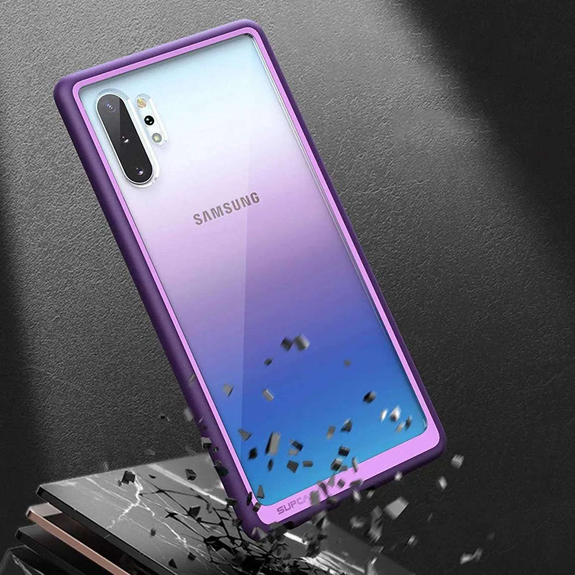 #1 Best Seller: Galaxy Note10 Plus / Note10 Plus 5G Unicorn Beetle Style Slim Clear Case-Purple  Almost Gone!