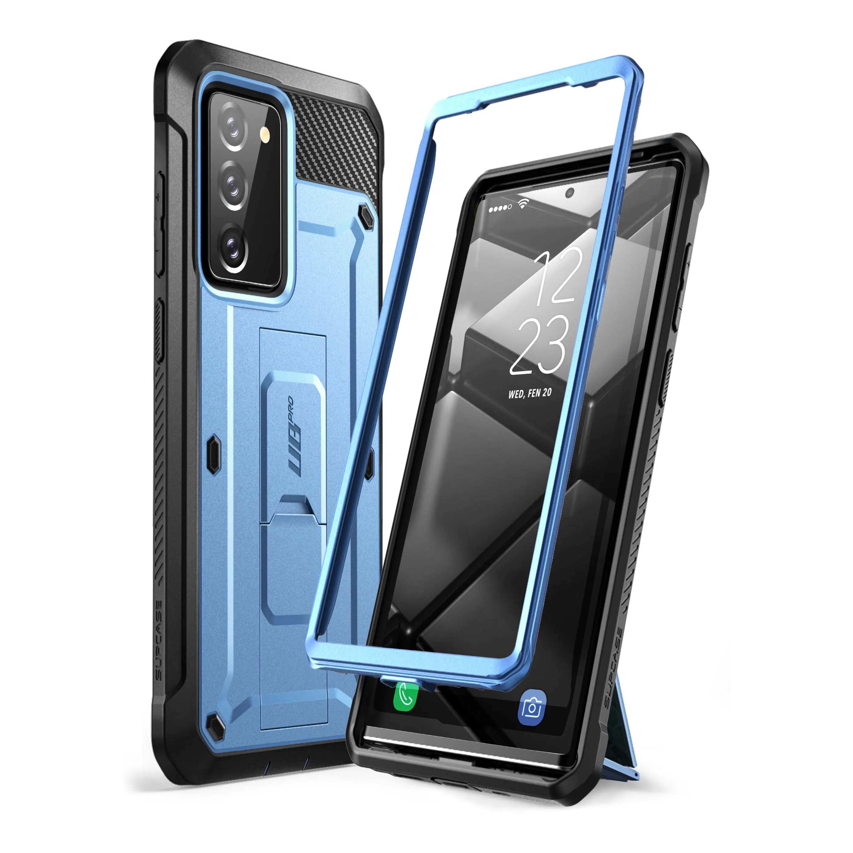 #1 Best Seller: Galaxy Note20 Unicorn Beetle PRO Rugged Holster Case-Metallic Blue  Limited Availability!