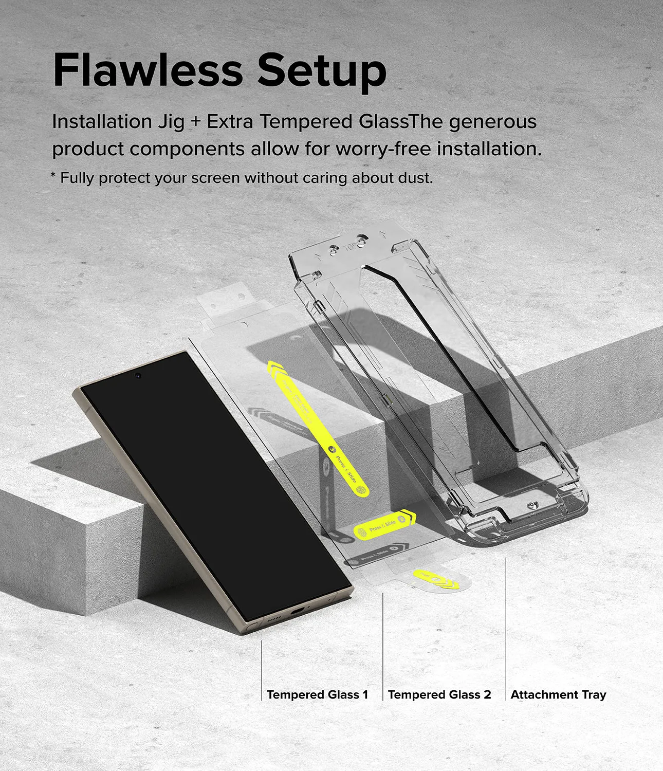 #1 Best Seller: Galaxy S24 Ultra Screen Protector | Easy Slide Tempered Glass  Dont Miss Out!