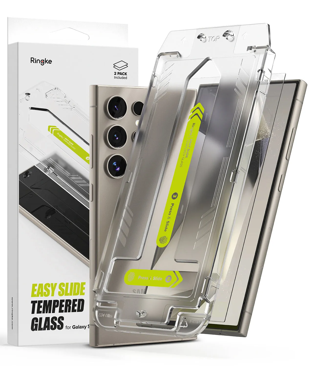 #1 Best Seller: Galaxy S24 Ultra Screen Protector | Easy Slide Tempered Glass  Dont Miss Out!