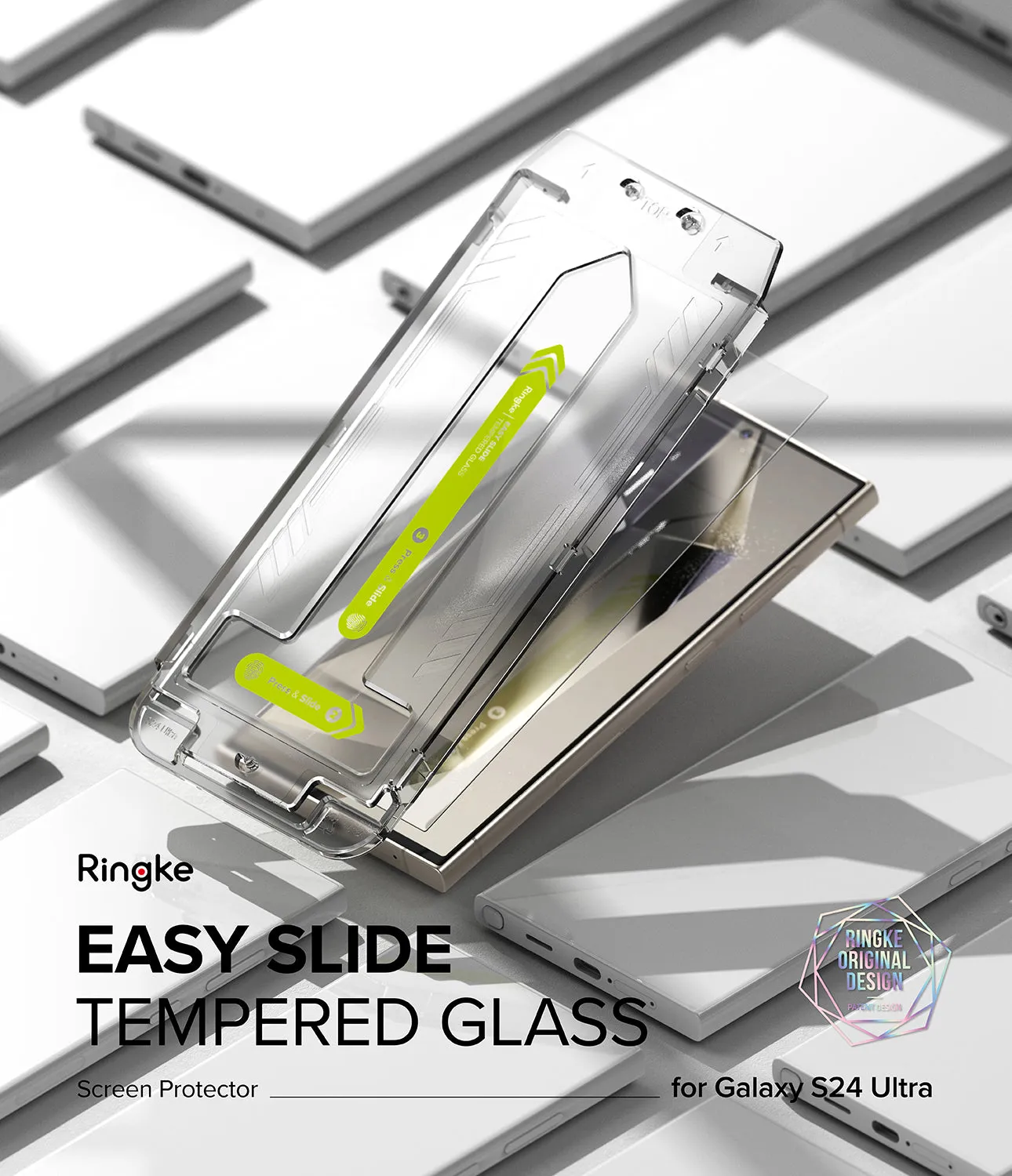 #1 Best Seller: Galaxy S24 Ultra Screen Protector | Easy Slide Tempered Glass  Dont Miss Out!