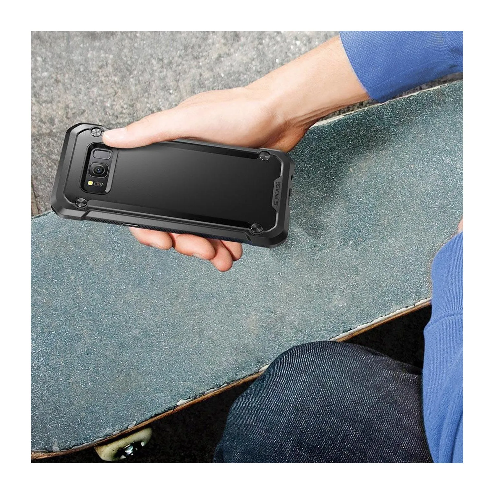 #1 Best Seller: Galaxy S8 Plus Unicorn Beetle Hybrid Protective Bumper Case-Black  Going Fast!