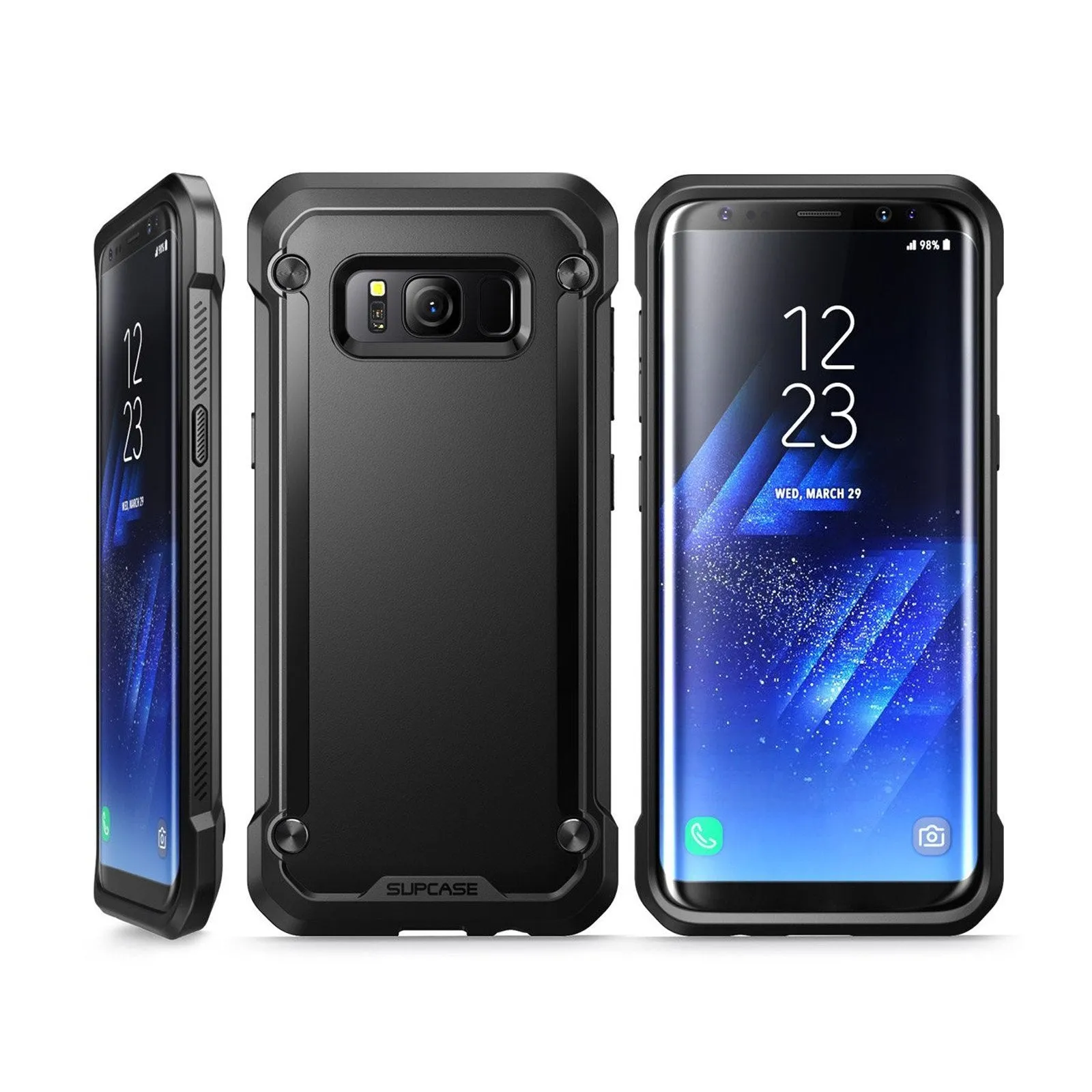 #1 Best Seller: Galaxy S8 Plus Unicorn Beetle Hybrid Protective Bumper Case-Black  Going Fast!