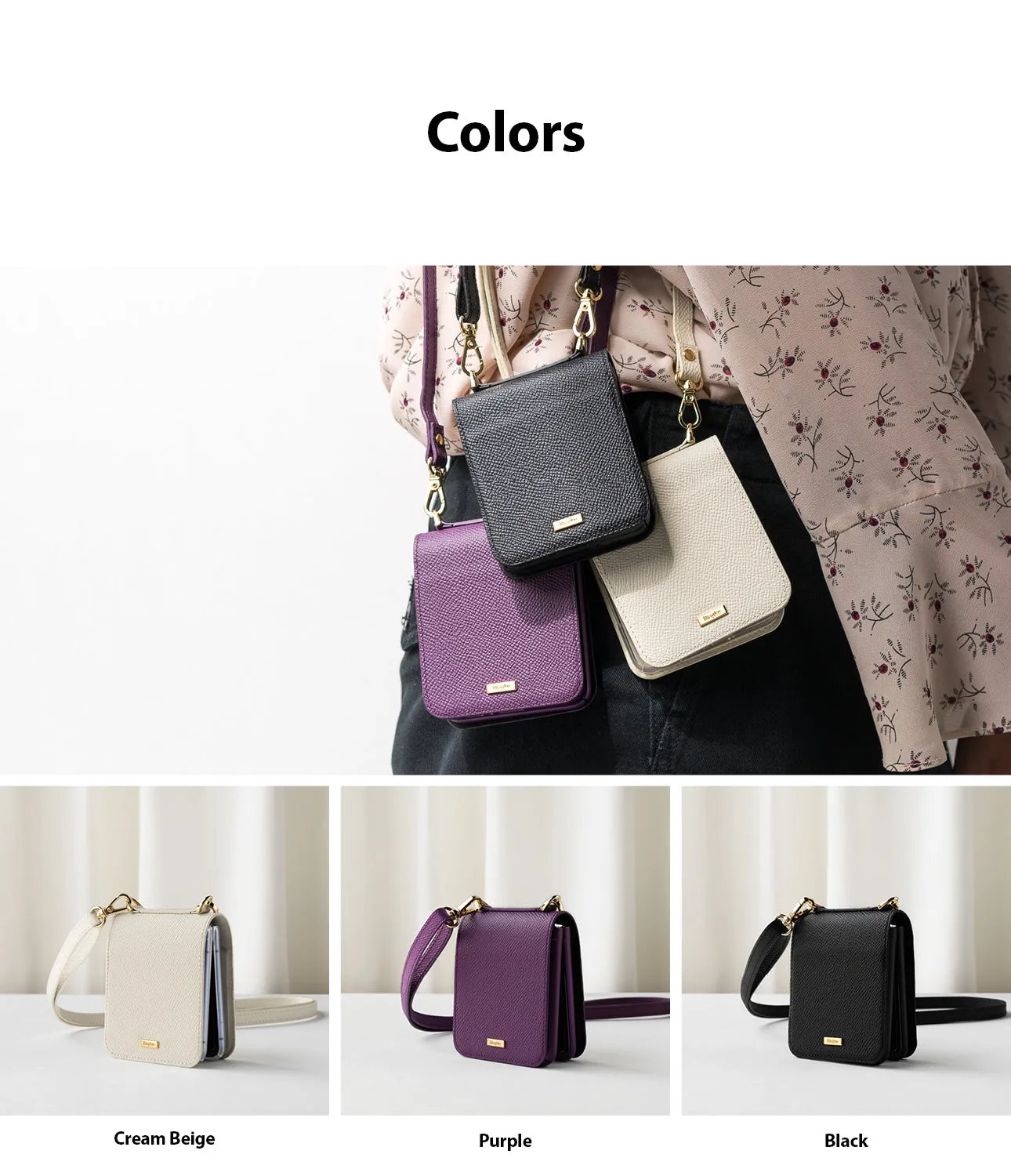 #1 Best Seller: Galaxy Z Flip Case | Folio Signature Purple  Today Only!