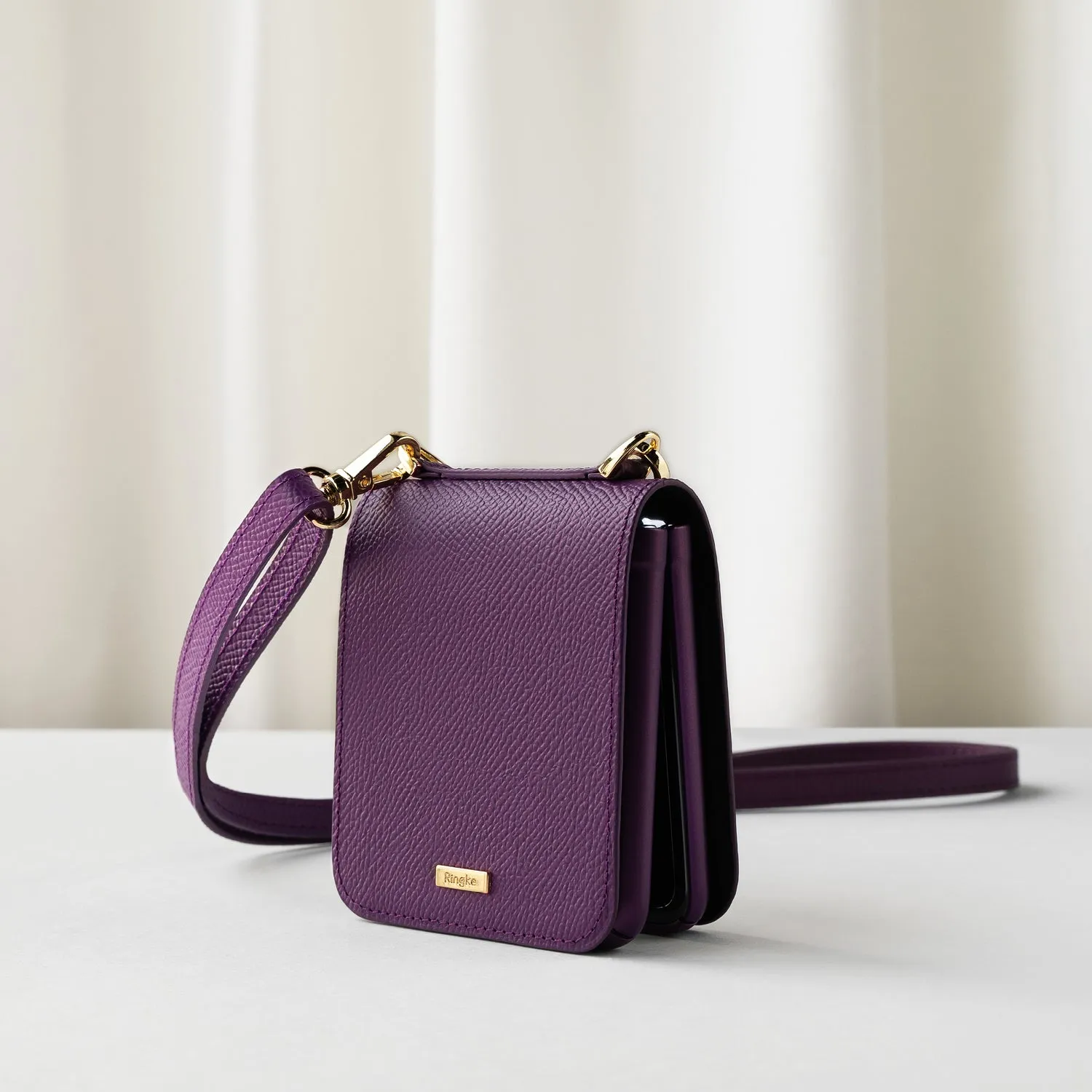 #1 Best Seller: Galaxy Z Flip Case | Folio Signature Purple  Today Only!