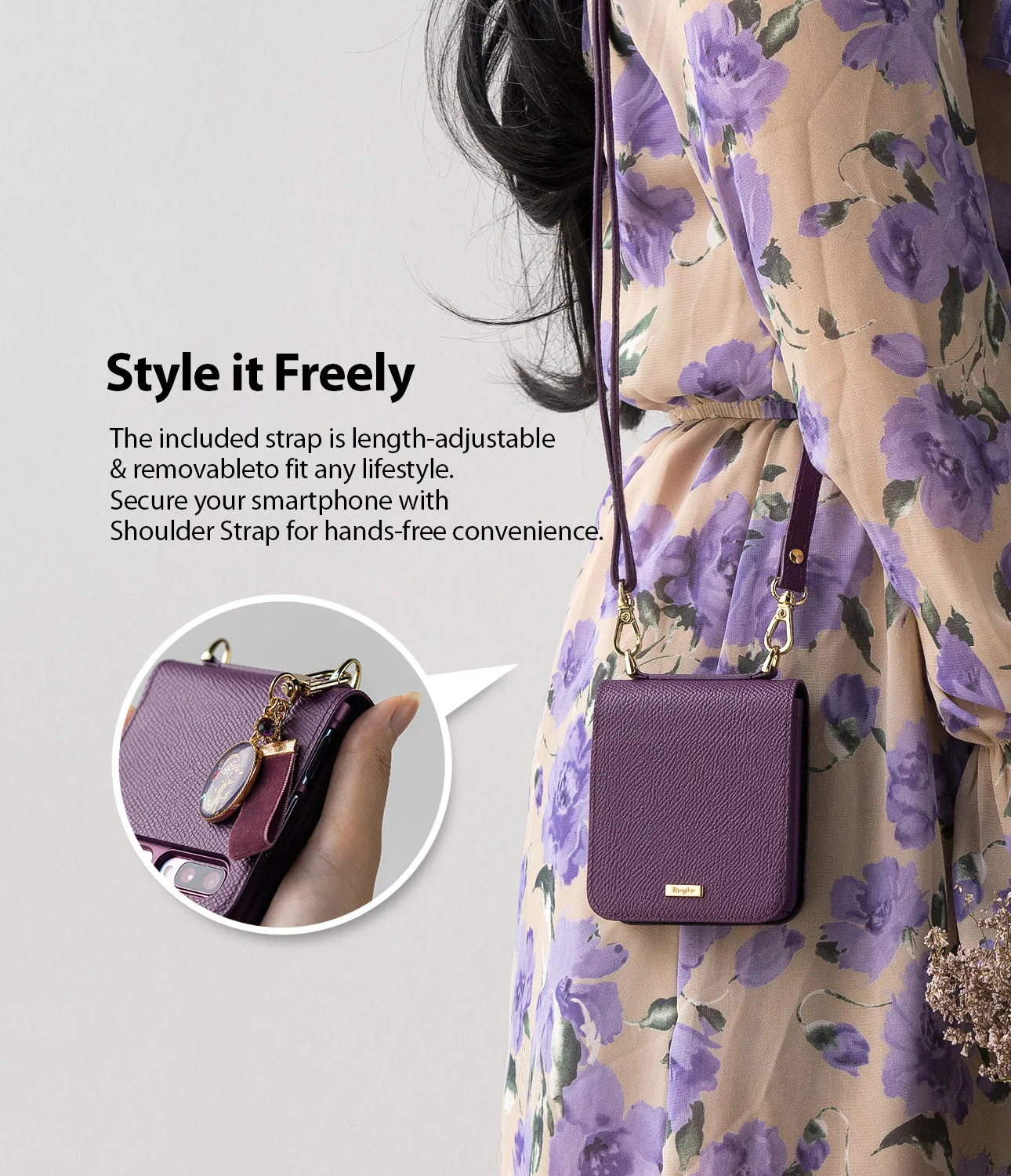 #1 Best Seller: Galaxy Z Flip Case | Folio Signature Purple  Today Only!