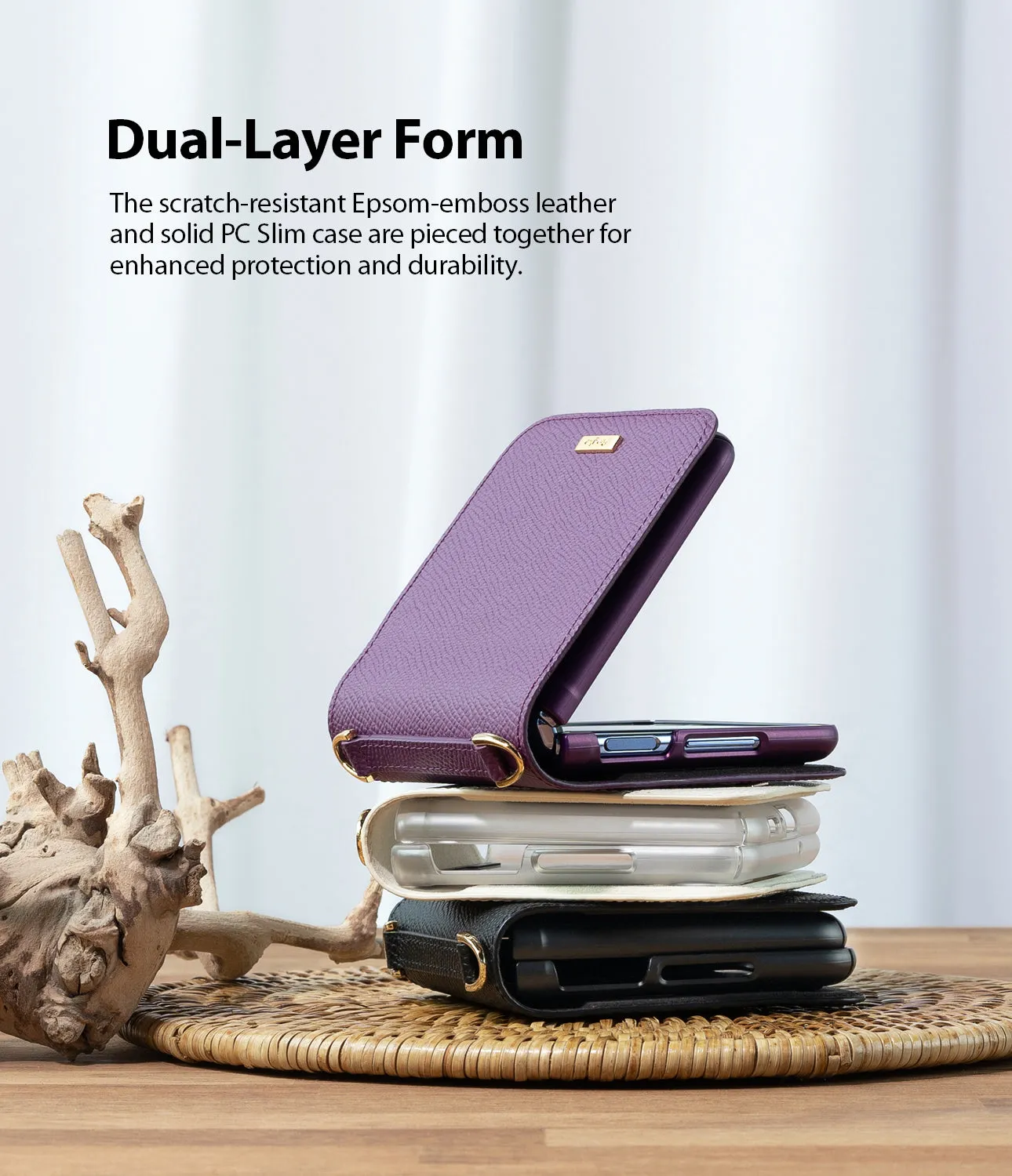 #1 Best Seller: Galaxy Z Flip Case | Folio Signature Purple  Today Only!