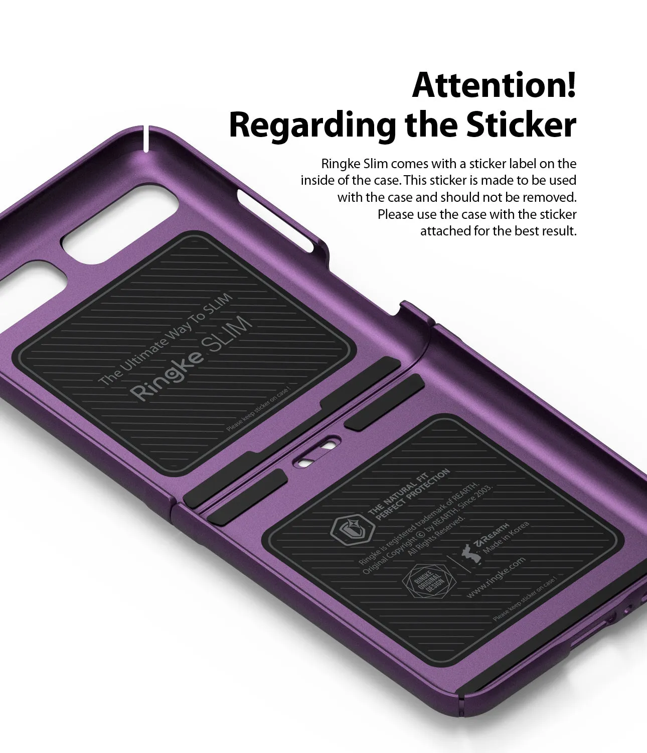 #1 Best Seller: Galaxy Z Flip Case | Folio Signature Purple  Today Only!