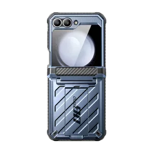 #1 Best Seller: Galaxy Z Flip6 Unicorn Beetle PRO Rugged Case with Belt Clip-Metallic Blue  Limited Stock!
