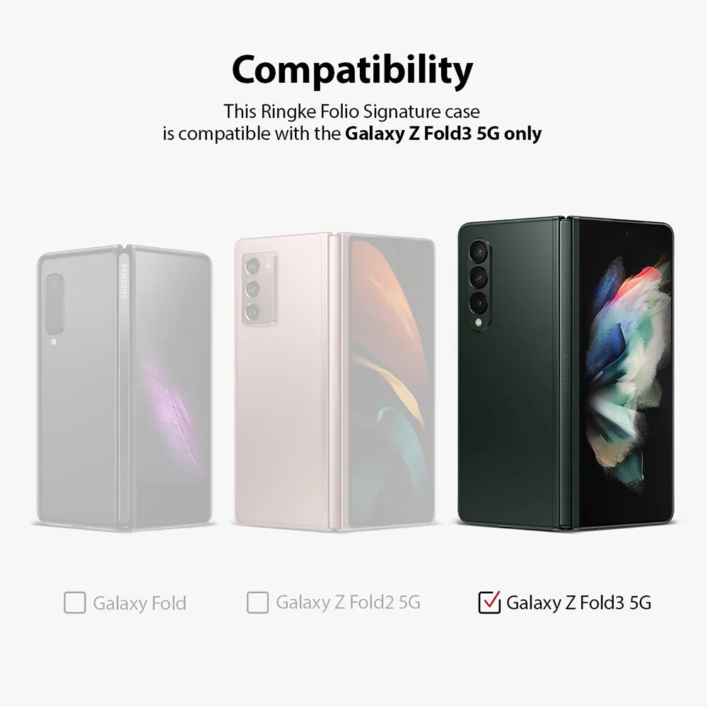 #1 Best Seller: Galaxy Z Fold 3 Case | Folio Signature EZ Strap  Limited Release!