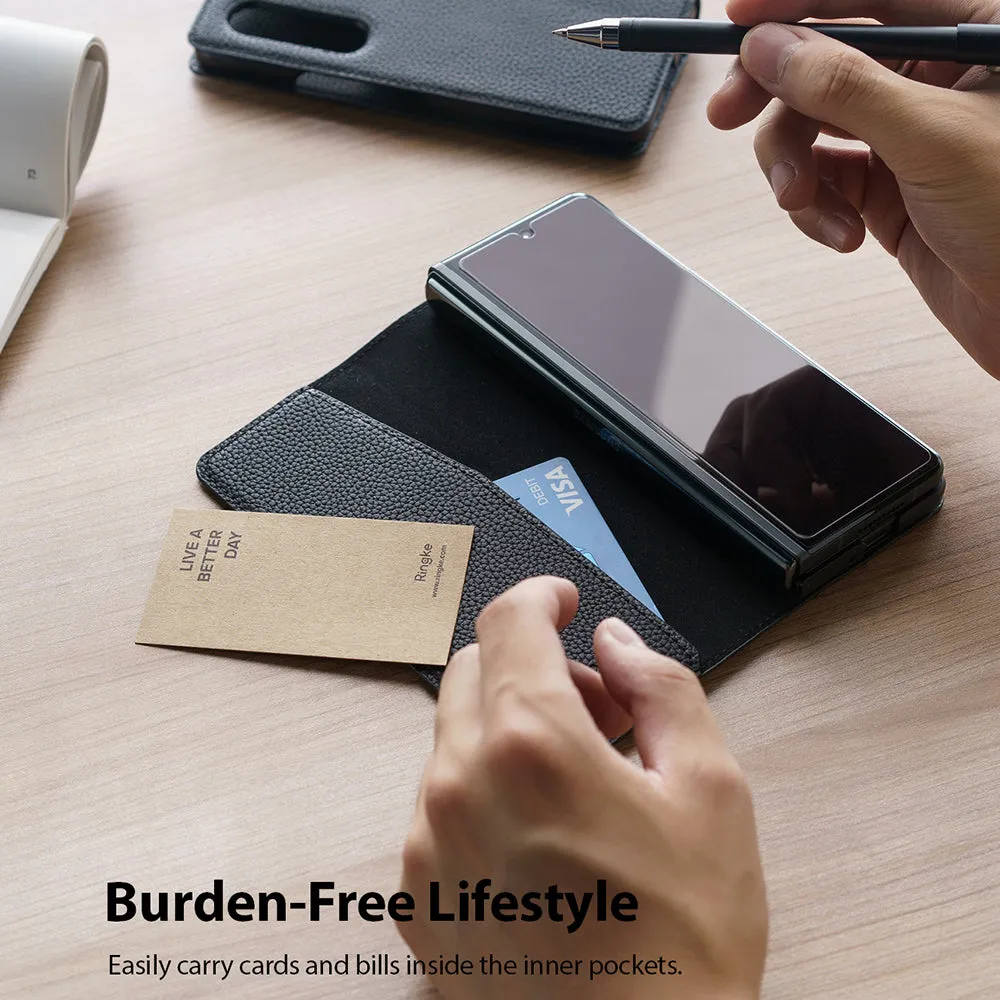 #1 Best Seller: Galaxy Z Fold 3 Case | Folio Signature EZ Strap  Limited Release!