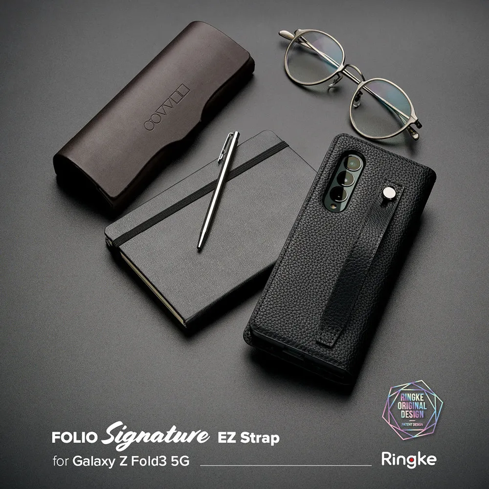 #1 Best Seller: Galaxy Z Fold 3 Case | Folio Signature EZ Strap  Limited Release!