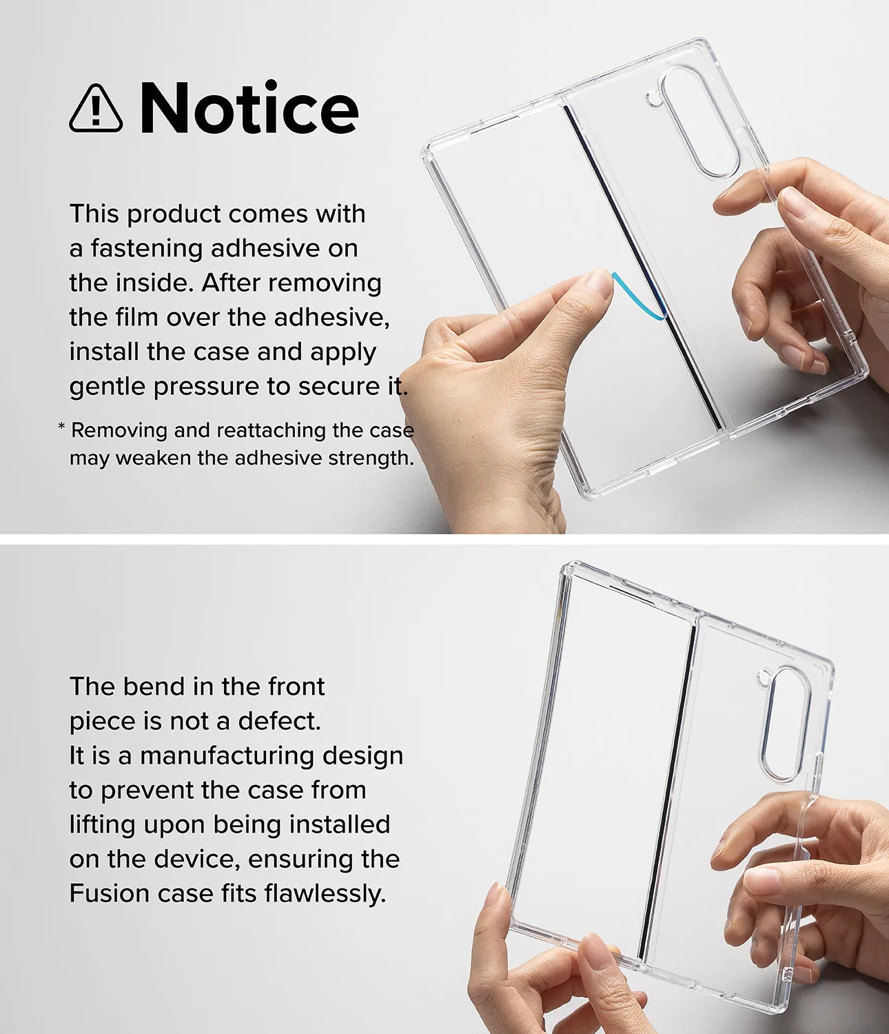 #1 Best Seller: Galaxy Z Fold 6 Case | Fusion - Clear  Almost Gone!