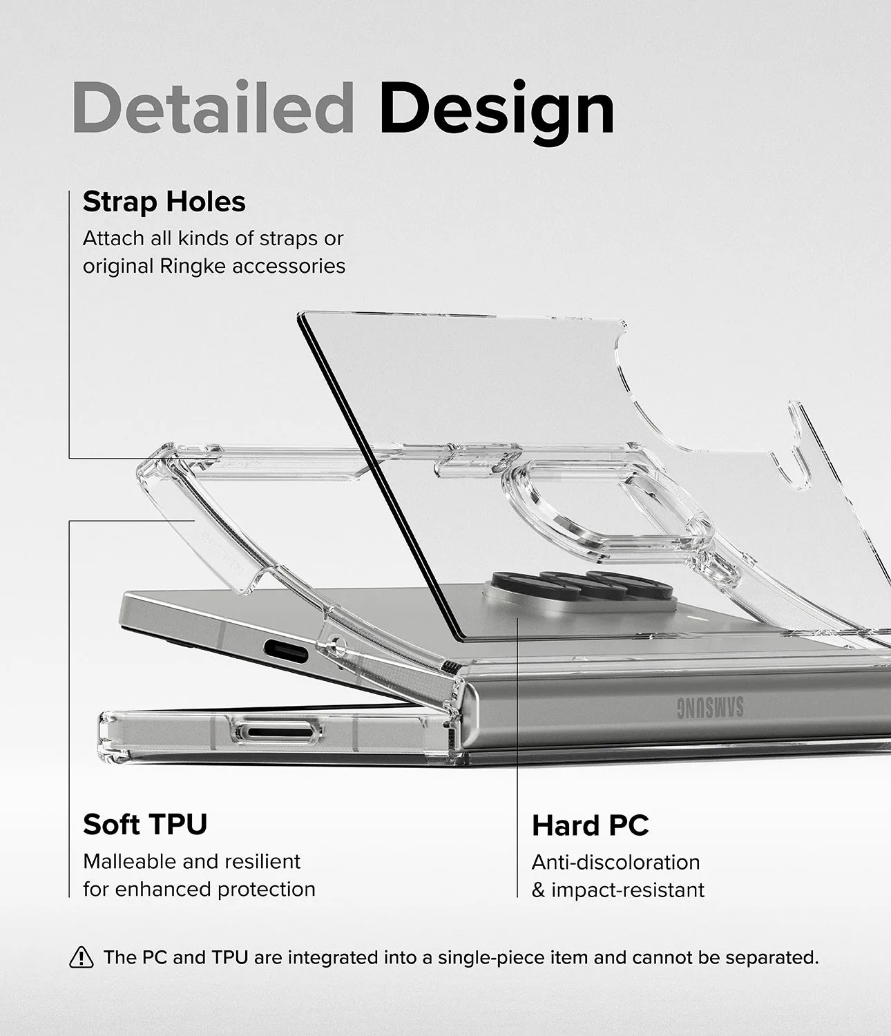 #1 Best Seller: Galaxy Z Fold 6 Case | Fusion - Clear  Almost Gone!