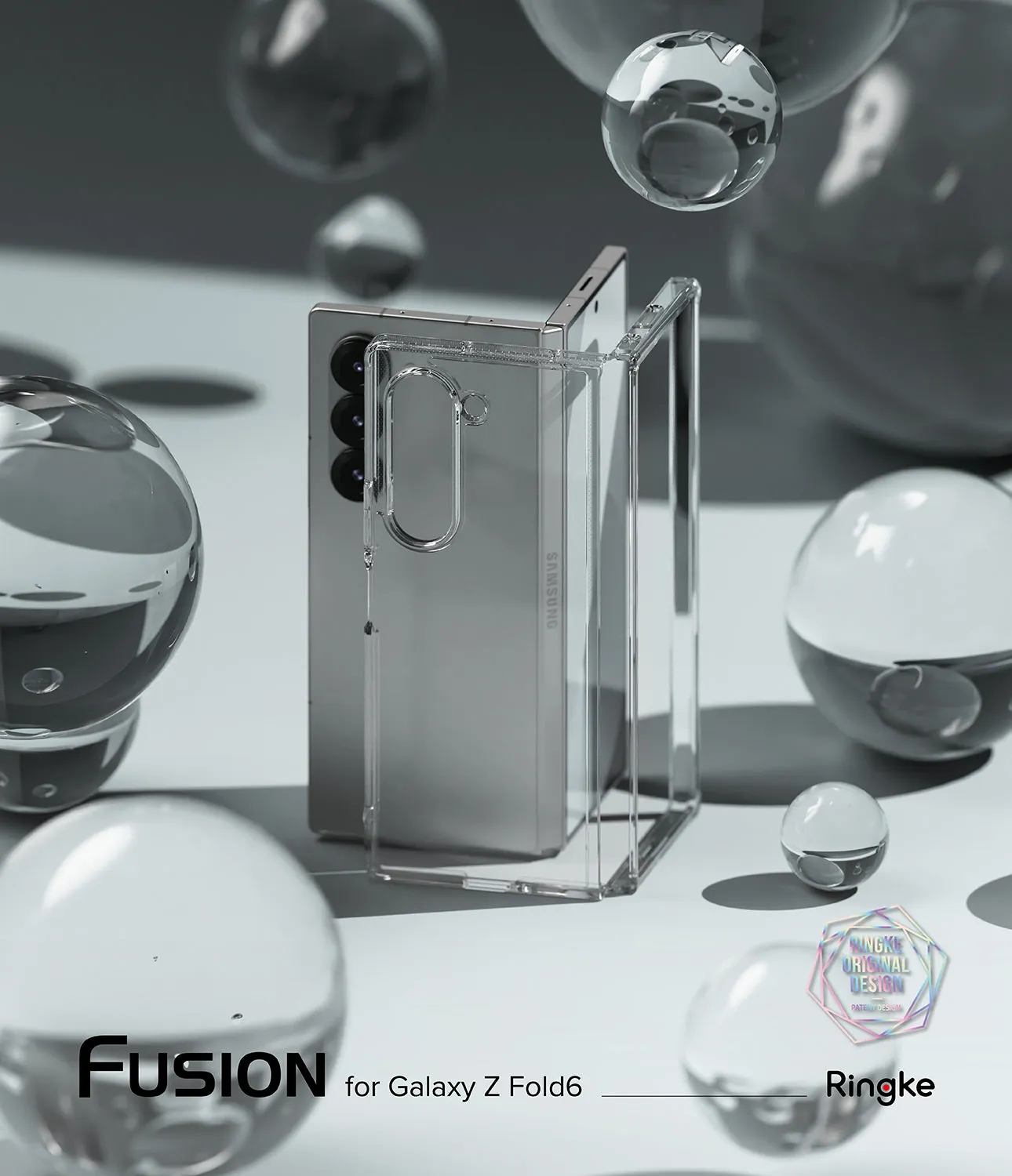 #1 Best Seller: Galaxy Z Fold 6 Case | Fusion - Clear  Almost Gone!
