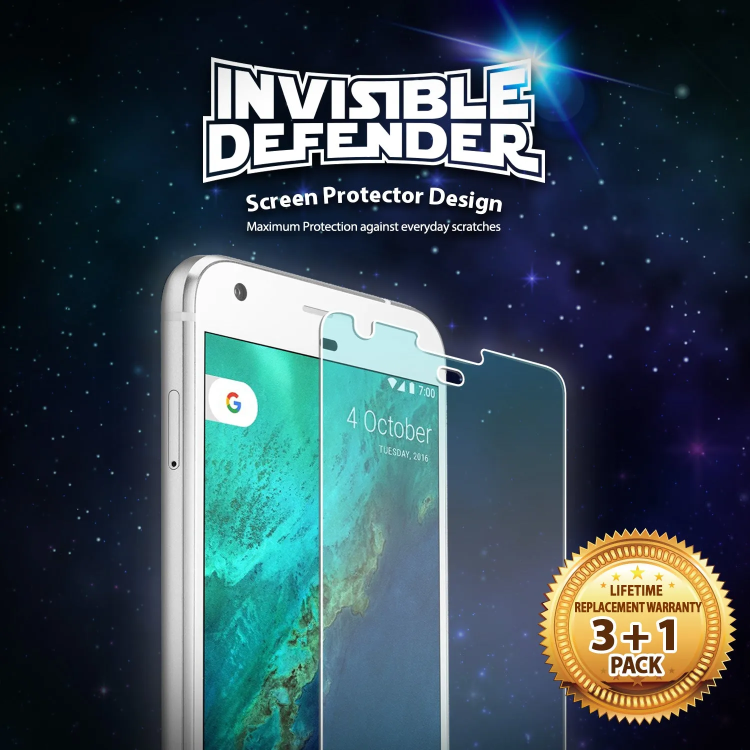 #1 Best Seller: Google Pixel Screen Protector | Film (4P)  Almost Gone!