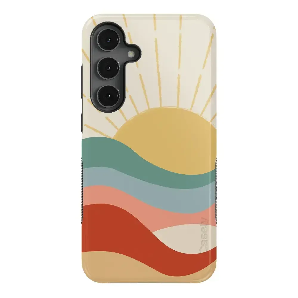#1 Best Seller: Here Comes the Sun | Colorblock Sunset Samsung Case  Limited Release!