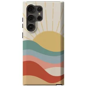 #1 Best Seller: Here Comes the Sun | Colorblock Sunset Samsung Case  Limited Release!