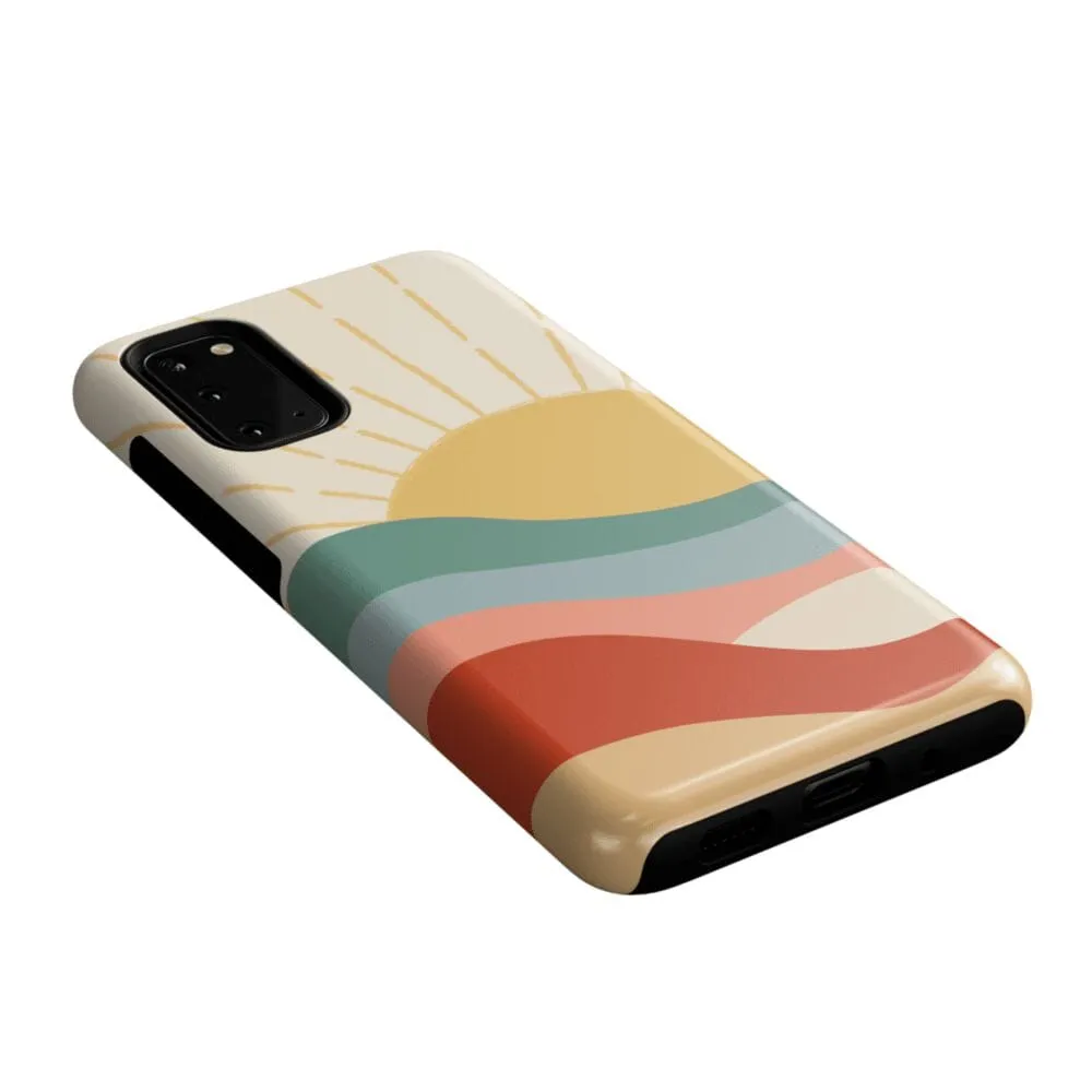 #1 Best Seller: Here Comes the Sun | Colorblock Sunset Samsung Case  Limited Release!