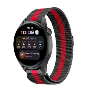 #1 Best Seller: Huawei Watch 3 (Pro) Milanese Strap (Black/Red)  Limited Release!