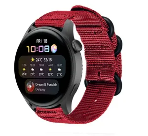 #1 Best Seller: Huawei Watch 3 (Pro) Nylon Strap with Buckle (Red)  Almost Sold Out!