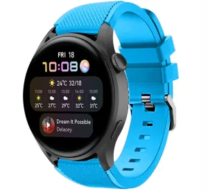 #1 Best Seller: Huawei Watch 3 (Pro) Silicone Strap with Buckle (Light Blue)  Going Fast!