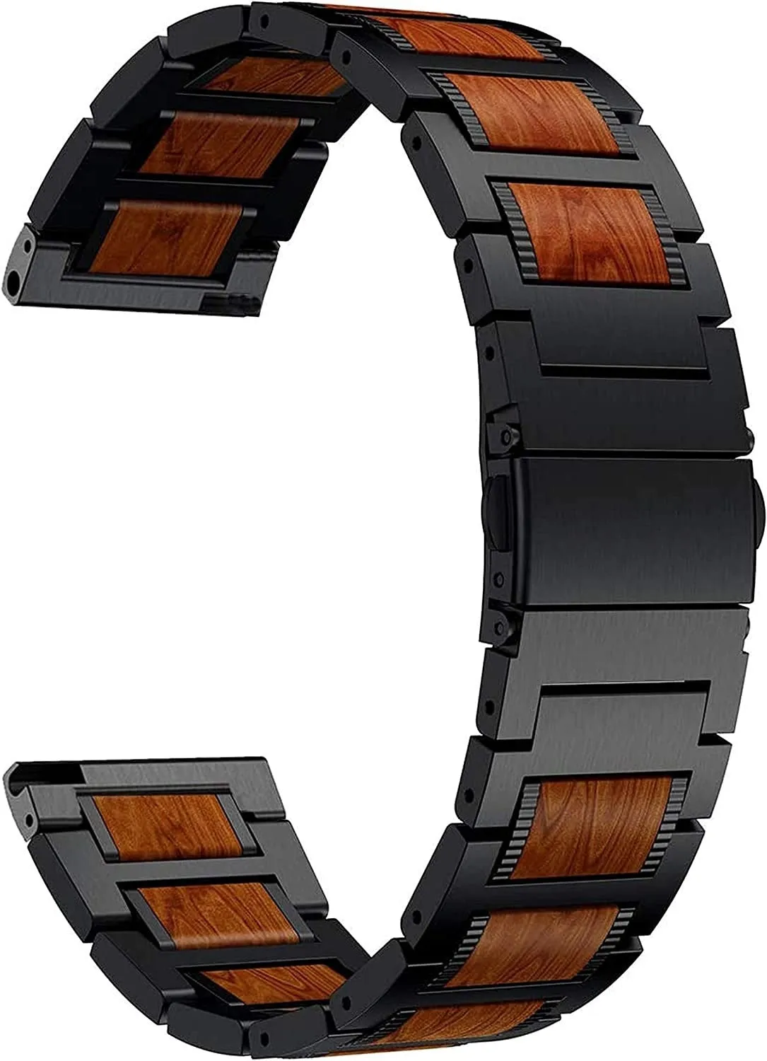 #1 Best Seller: Huawei Watch 3 (Pro) Wood/Steel Strap (Black)  Stylish & Comfortable