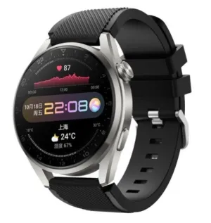 #1 Best Seller: Huawei Watch 3/3 Pro Silicone Strap (Black)  Limited Release!