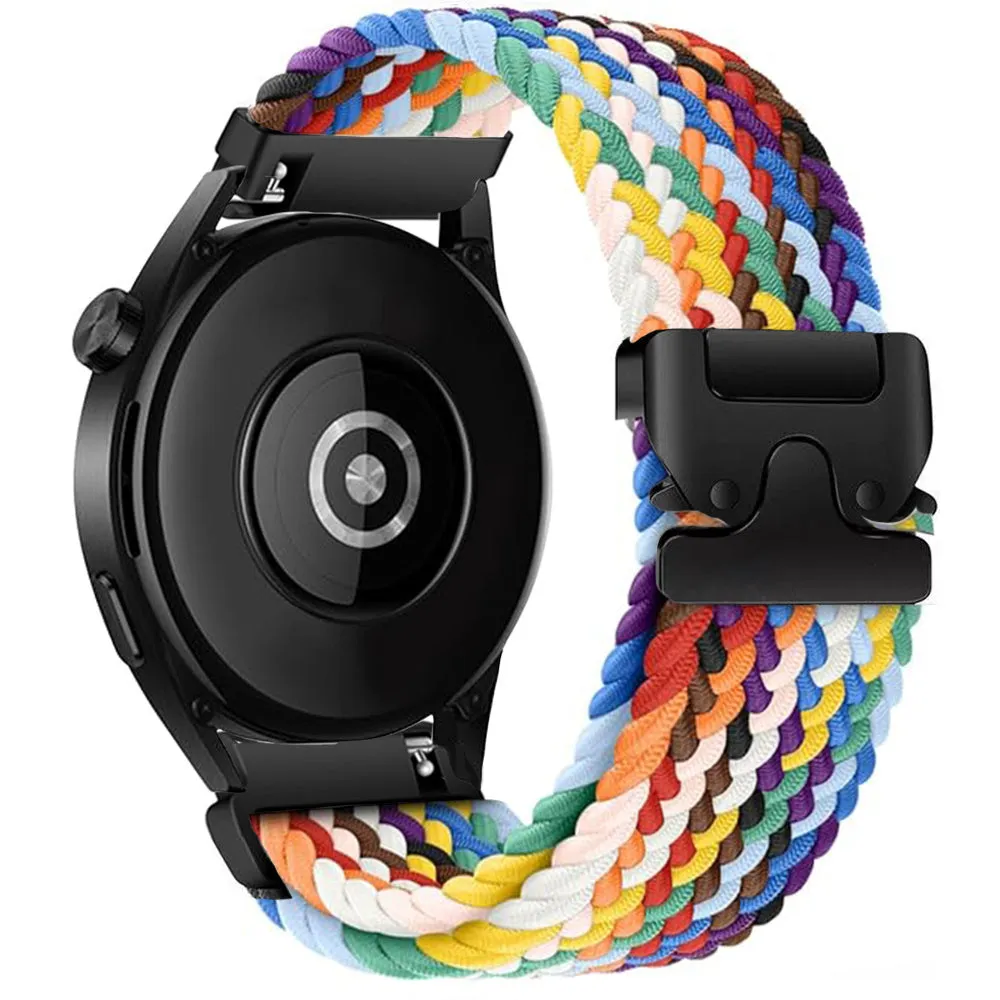 #1 Best Seller: Huawei Watch 5 - 42mm Braided Strap with P-Buckle (Rainbow)  Almost Gone!