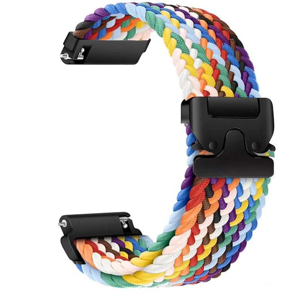 #1 Best Seller: Huawei Watch 5 - 42mm Braided Strap with P-Buckle (Rainbow)  Almost Gone!