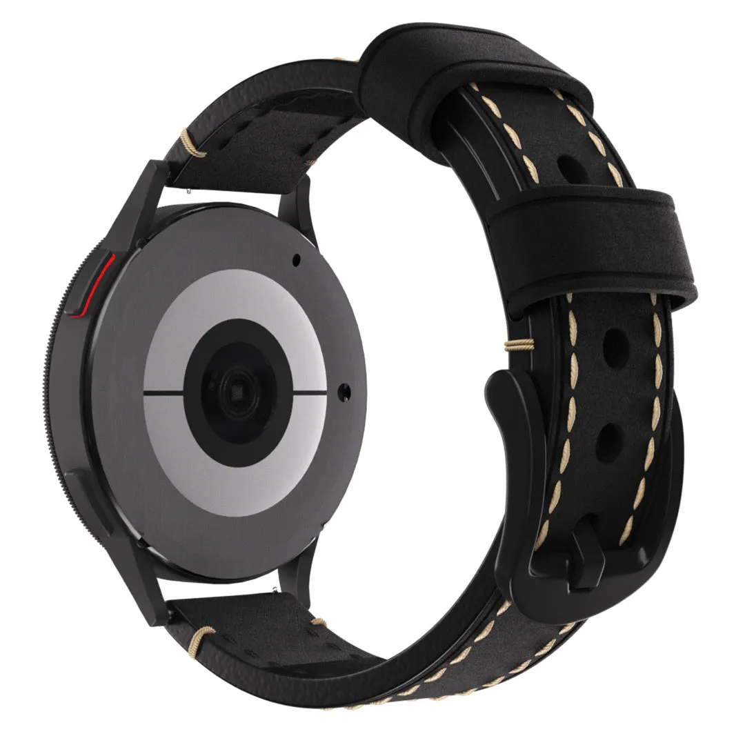 #1 Best Seller: Huawei Watch 5 - 42mm Genuine Leather Strap (Black)  Last Chance!