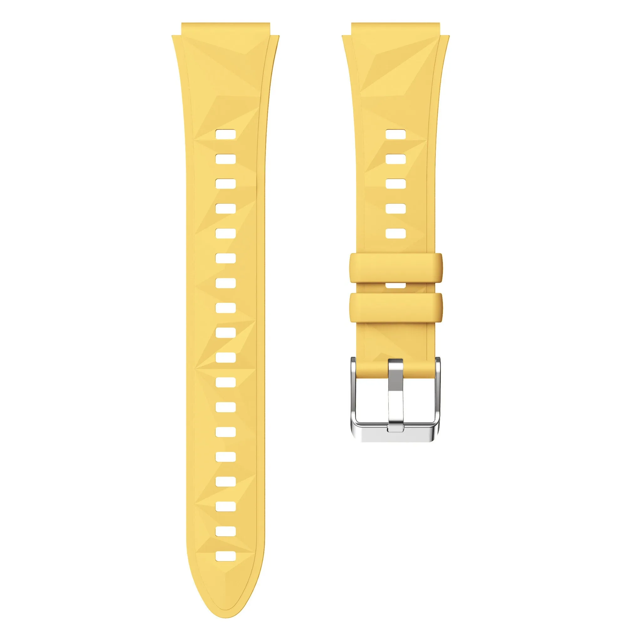 #1 Best Seller: Huawei Watch 5 - 42mm Premium Silicone Strap (Yellow)  Stylish & Comfortable