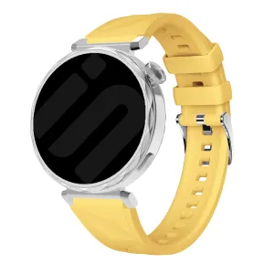 #1 Best Seller: Huawei Watch 5 - 42mm Premium Silicone Strap (Yellow)  Stylish & Comfortable