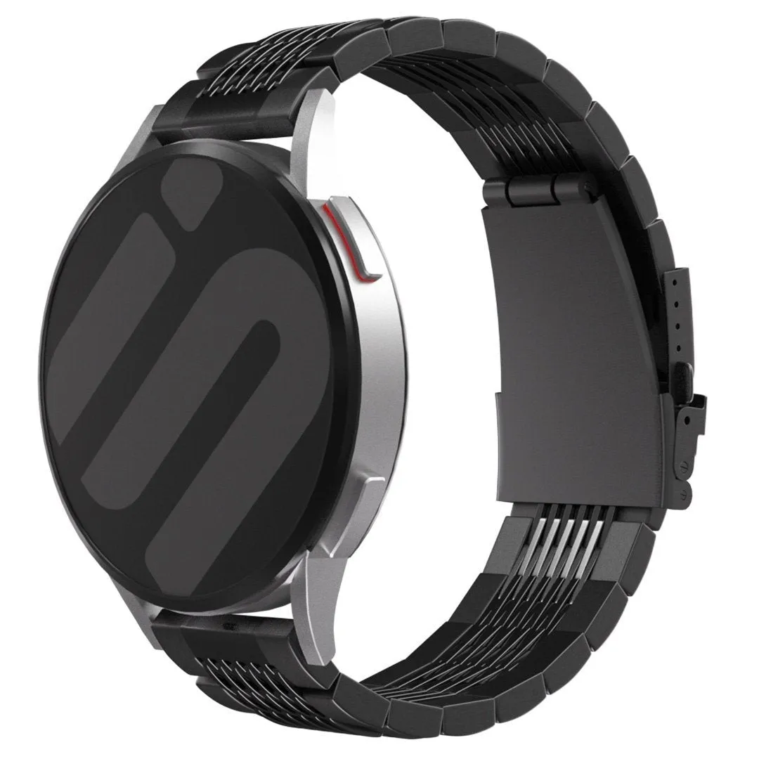 #1 Best Seller: Huawei Watch 5 - 46mm Luxury Steel Link Strap (Black)  Limited Availability!